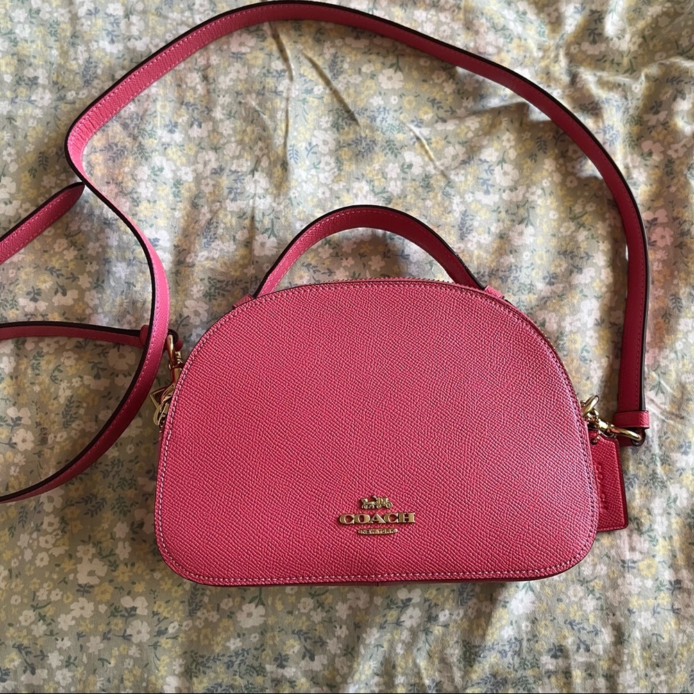 Pink Coach Serena Satchel